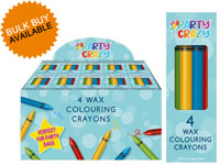 Wholesale 4 Pack Wax Crayon