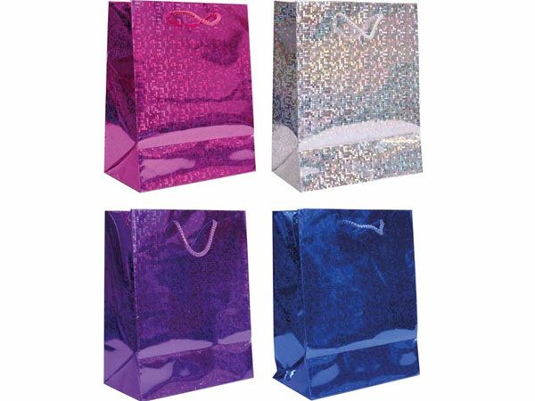 12pk Holographic Small Gift Bags | 3300