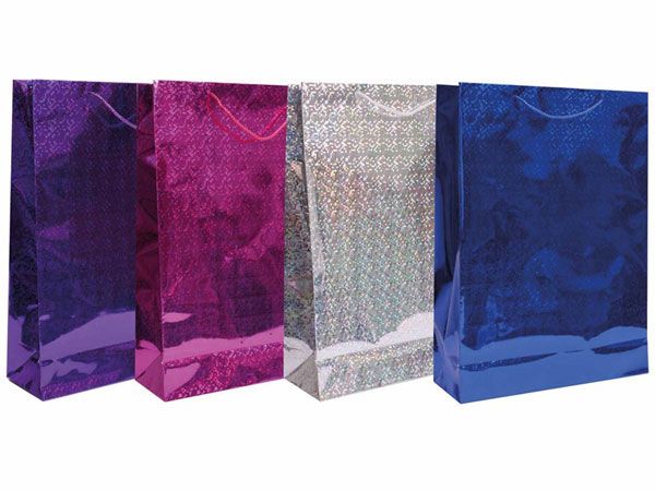 12x  Holographic Large Gift Bags | 3304