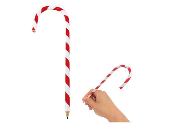24x Red Candy Cane Pencils