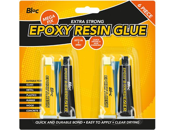 Bloc 6 piece Extra Strong Epoxy Adhesive Glue