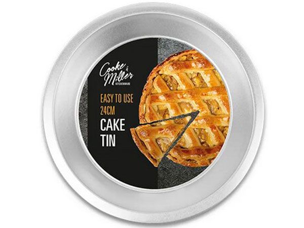 Cooke & Miller - Classic Steel 24cm Cake Tin