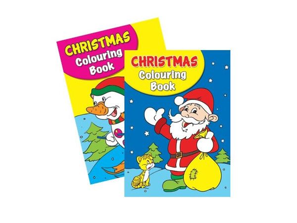 6x Christmas Colouring Book 1 & 2