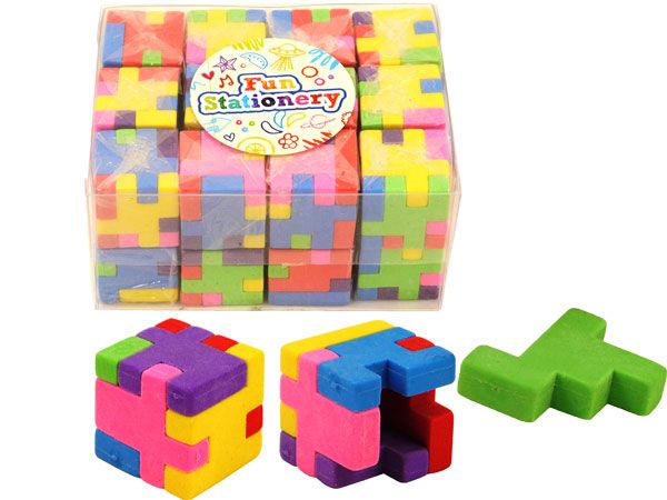 24x Puzzle Eraser Cubes