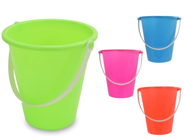5'' / 12.5cm Nalu Round Neon Colour Sand Bucket