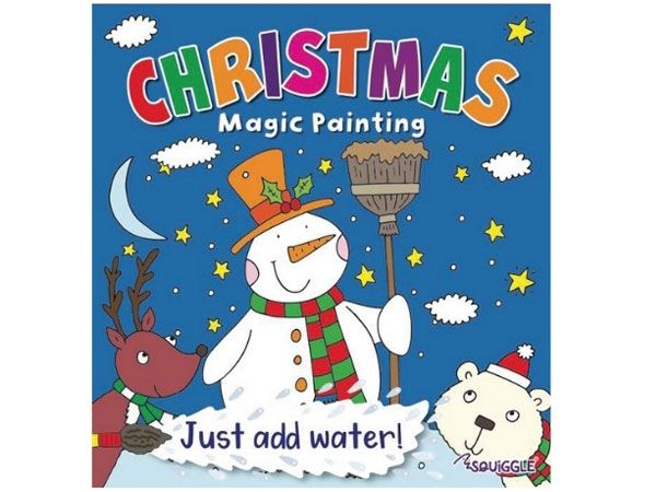 Squiggle Christmas Magic Painting Book