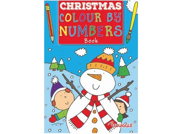 Squiggle Christmas Colour By Numbers Book