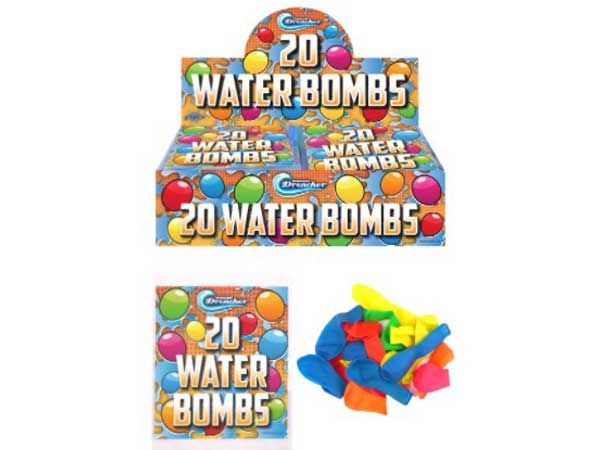 48x Drenchers 20pce Neon Coloured Water Bombs