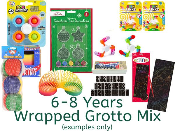 Grotto Toy Mix 6-8 Years UNISEX, Ready Wrapped