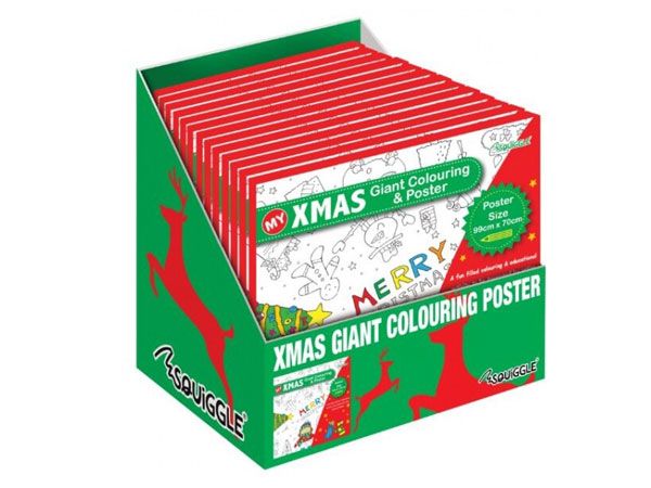 Christmas Giant Colouring Poster 