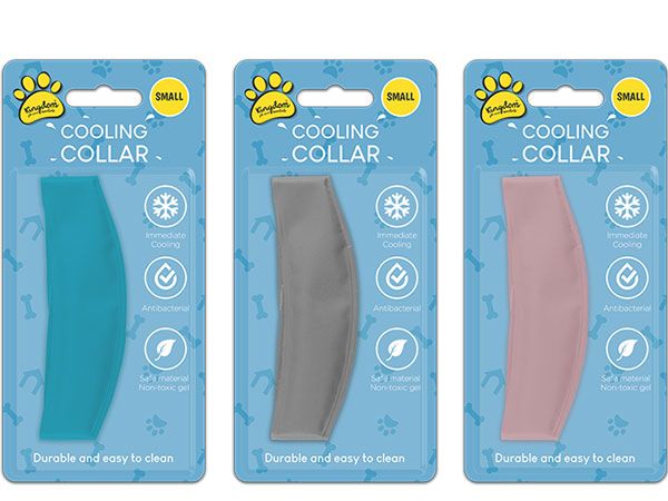 Kingdom - Pet Cooling Collar, SMALL, Assorted Colours Picked At Random