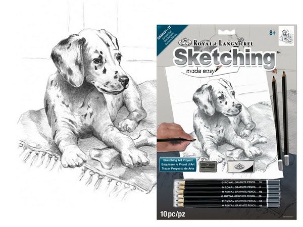 Royal and Langnickel - Sketching Art, Dalmatian Pup Design
