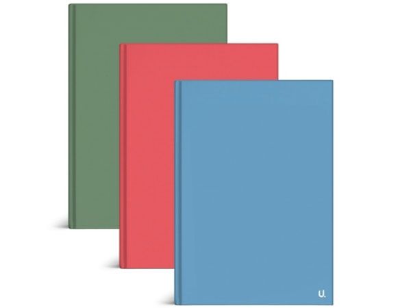 12x A5 Hardback Notebooks In Assorted Colours, by U. Stationery