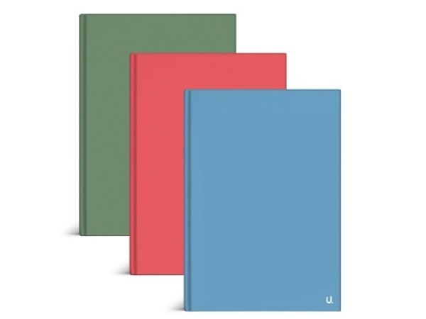 12x 3pk A7 Hardback Notebooks In Assorted Colours, by U. Stationery